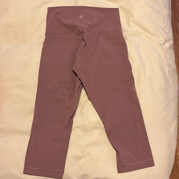 Lululemon Wunder Under Hi-Rise 1/2 Tight 17" Figue Color - Picture 2 of 3